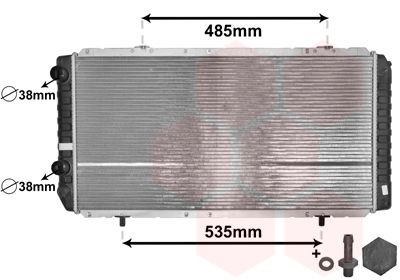 VAN WEZEL Radiators, Motora dzesēšanas sistēma 40002268